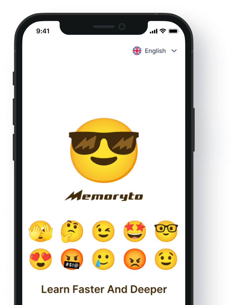 Memoryto app screenshot